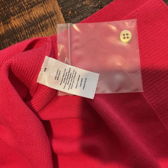 NWT Talbots size XL Petite Women’s Pink Button Up Cardigan Sweater 257 - Picture 6 of 7